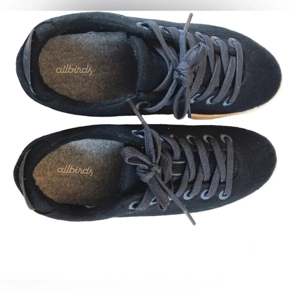 Allbirds Black Wool Pipers Sneakers Women’s size 10 - Picture 6 of 8
